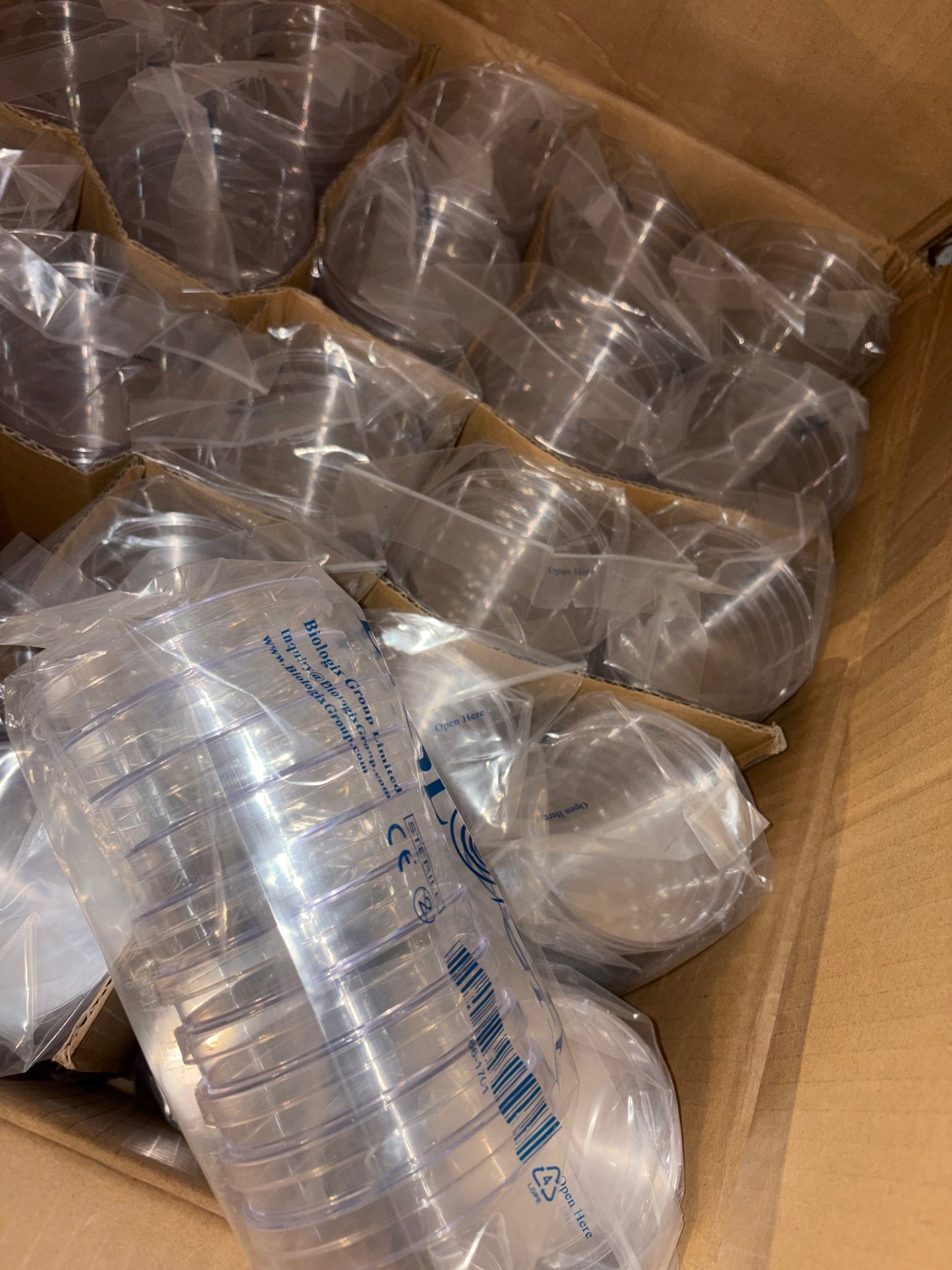 GTG Empty Sterile Petri Dishes — 90 mm