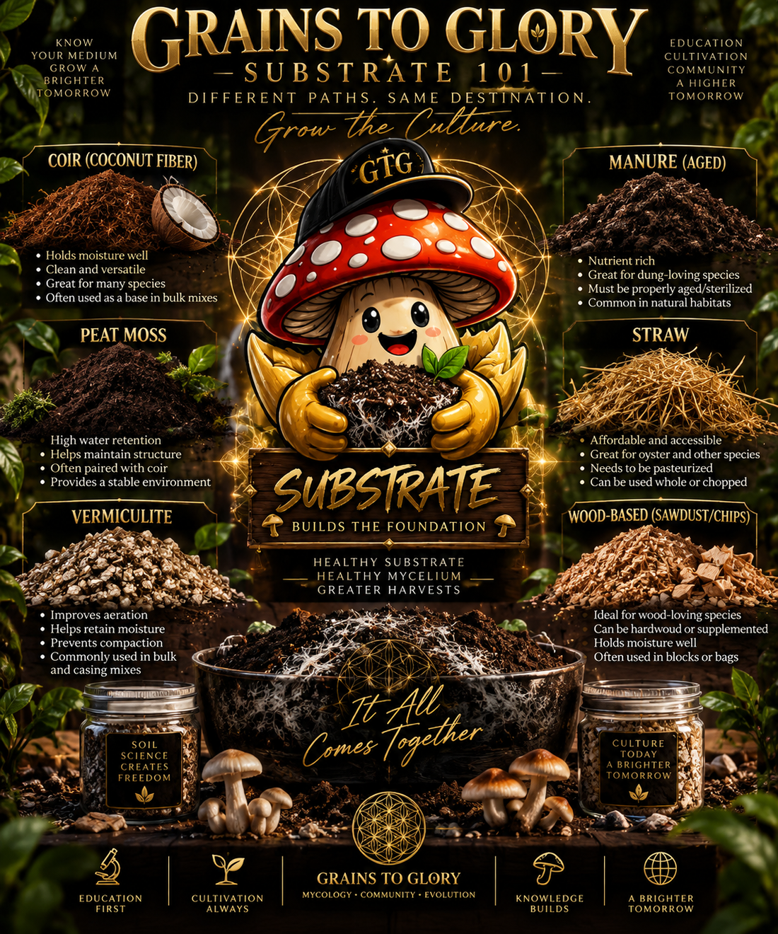🍄🌱 Substrate 101: Understanding What Mushrooms Grow From