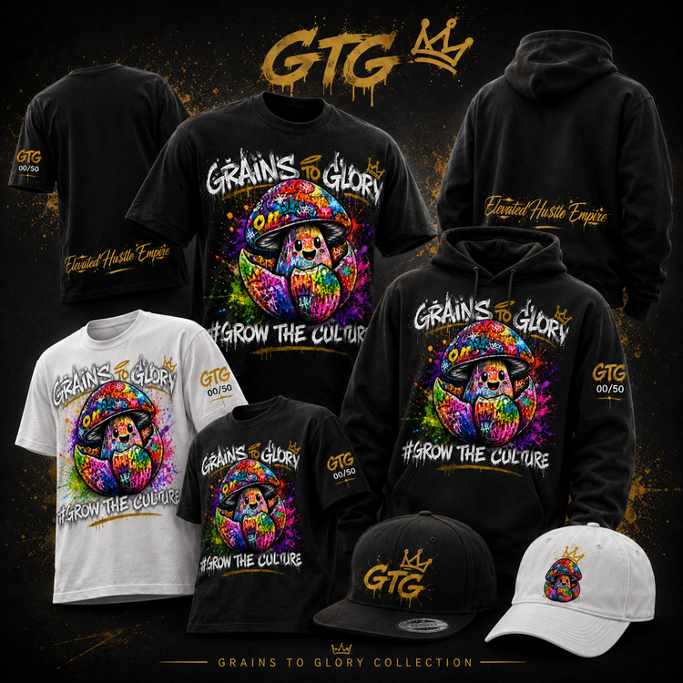 Grains to Glory Apparel; Grow The Culture.