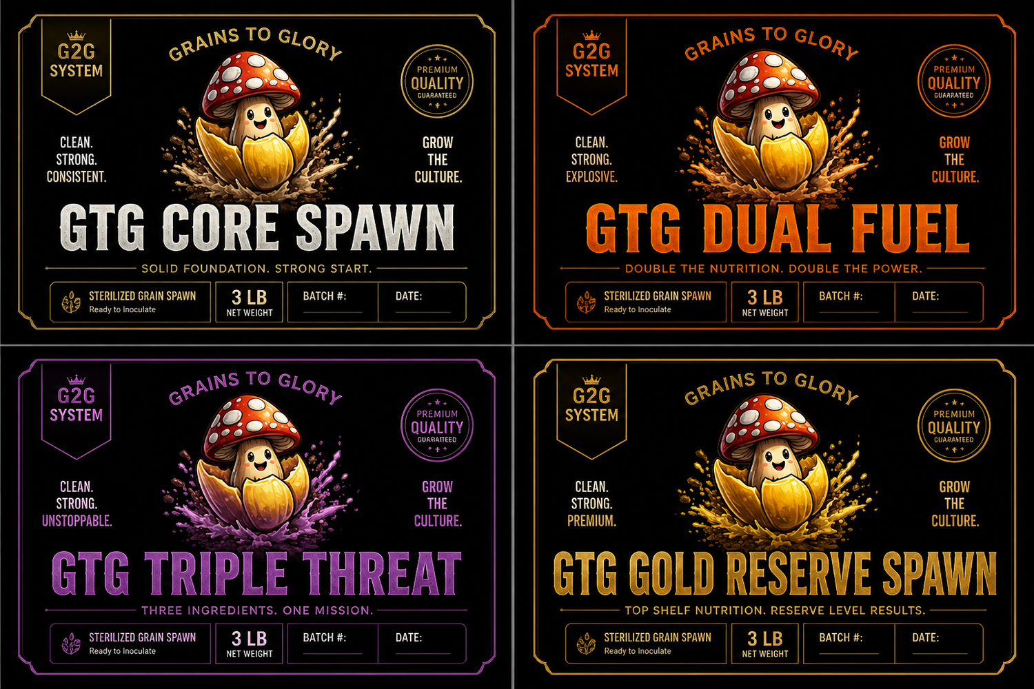🌾 Premium Grain Spawn