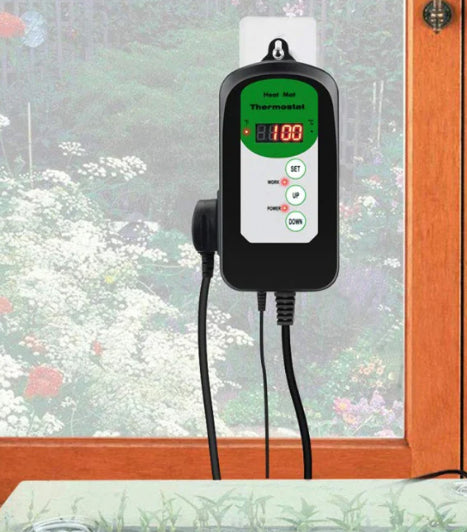 Simple household digital display temperature and humidity control