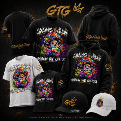 Grains to Glory: Grow the Culture Graffiti Tee — Limited 00/50 Edition