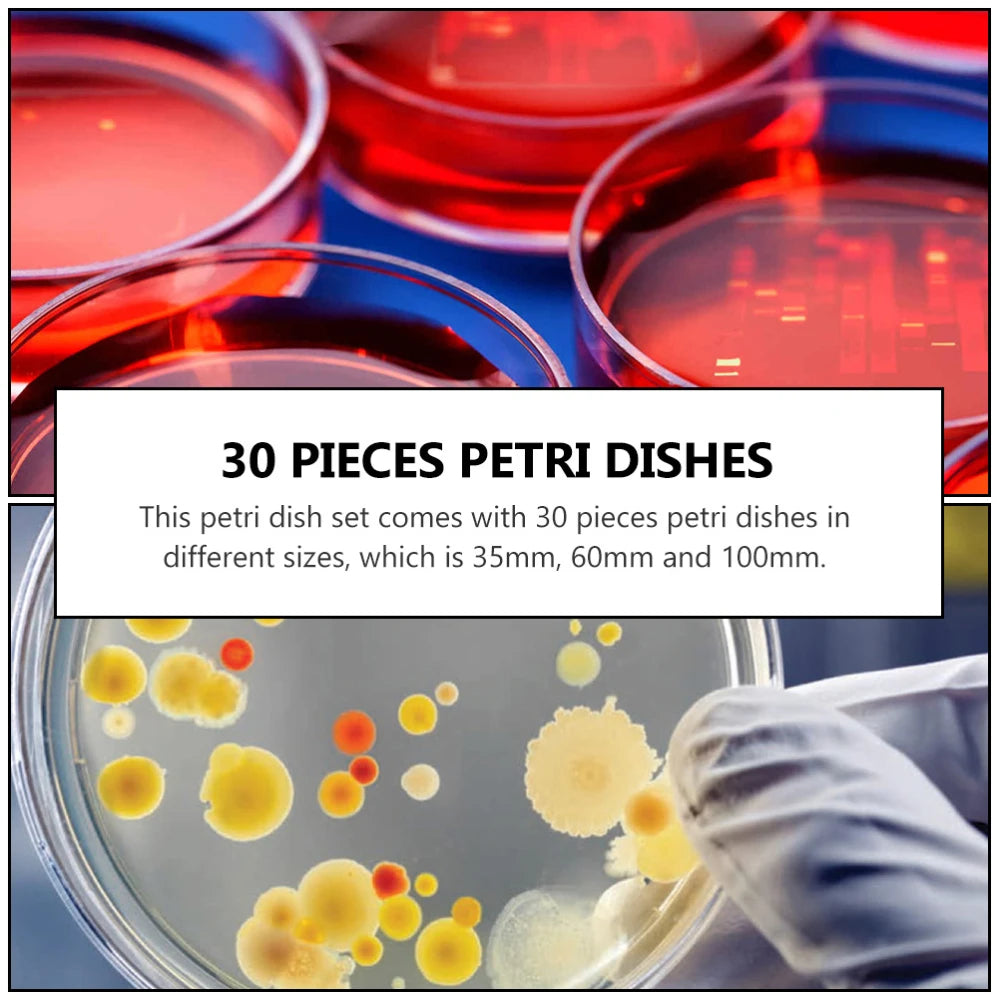 70mm Plastic Agar plates