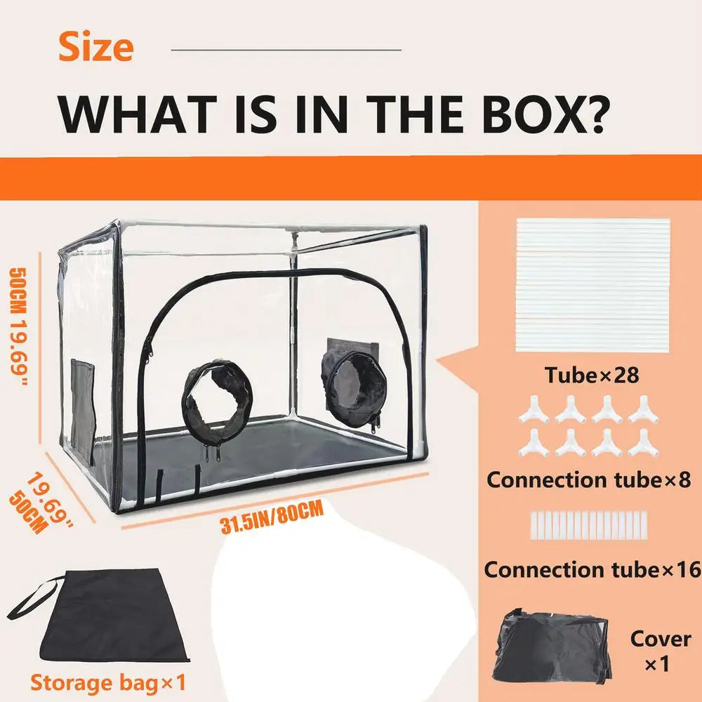 Still Air Box For Mushroom Planting Bag Mushroom Tent Propagation Stations Mushroom Grow Bags Horticulture Supplies